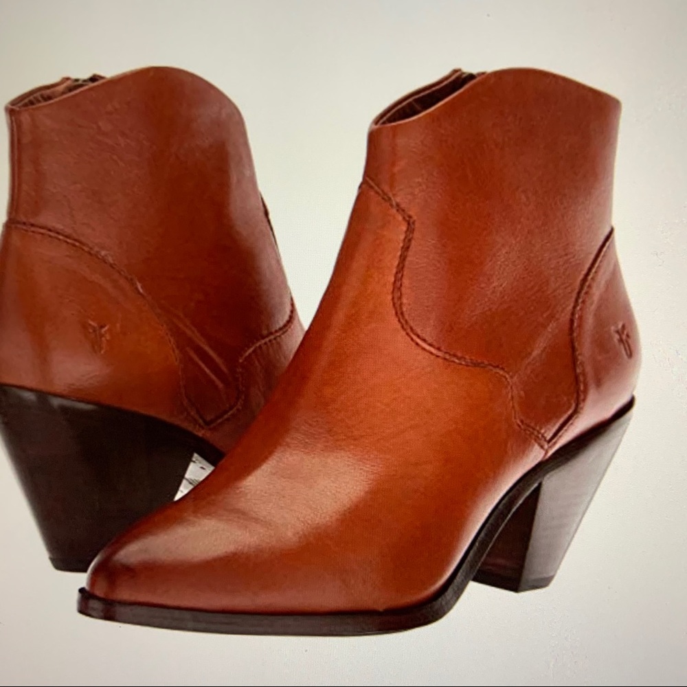 Frye Brown Ankle Boots